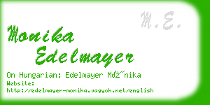 monika edelmayer business card